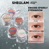 SHEGLAM Enigma Sparkly Glitter Eyeshadow Palette Lightweight Eye Shadow Powder Makeup Pembayang mata