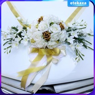 [Etekaxa] Pieces of 12/Set Wedding Car Decoration DIY Rose Flower Garland Colors