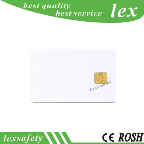 10pcs/lot CR80 Size Compatible White Blank Loco Magnetic J2A040 JAVA Card,PVC J2A040 Smart Card With