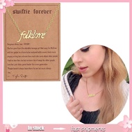 YOIOI Fahion Stainless Steel Inspired Necklace TS 1989 Album Theme Pendant Necklace