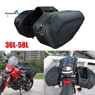 Motorcycle Oxford Cloth Waterproof Rear Back Seat Bag 36L-58L Travel Bag Saddle Bag Side  Bag Riding