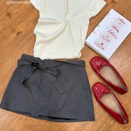 (HAVANA) Chân Váy DIRA Kẻ Sọc Ôm Dáng CV411