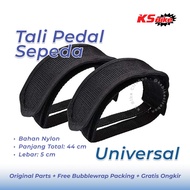 Promend Bicycle Pedal Toe Clip Universal Pedal Strap Set