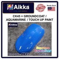 AIKKA Paints CK45 + Groundcoat / Aquamarine / Supreme Crystalized / Touch Up Paint / DIY Cat Spray T