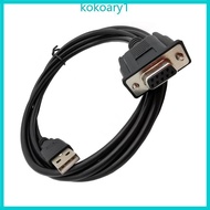 KOKO 1 8Meter USB to RS232 Serial Cable USB to RS232 Adapter for Connecting Serial Devices to Comput