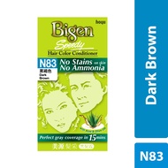 Bigen Speedy Hair Color Conditioner (N83 Dark Brown) No Stains No Ammonia 美源发采黑发霜 (黑褐色) Cover Gray H