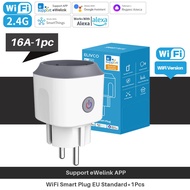 eWelink 16A/20A Smart Socket WiFi EU Plug With Power Monitoring Timing Function Support Alexa Google