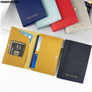 TRENDYZONE Passport Cover, Multi-card Waterproof Document Credit Card , Multifunction PU Leather Cre