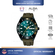 ALBA AJ6113X Rubber Strap Date Analog Men Watch 100% Original Jam Tangan Lelaki