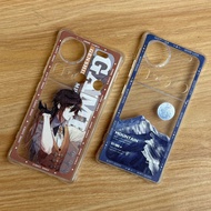 For Nubia Z70 Ultra 5G Crystal Case Nubia Z70Ultra HD Painted AirBag Protect Matte Back Shell For Nu