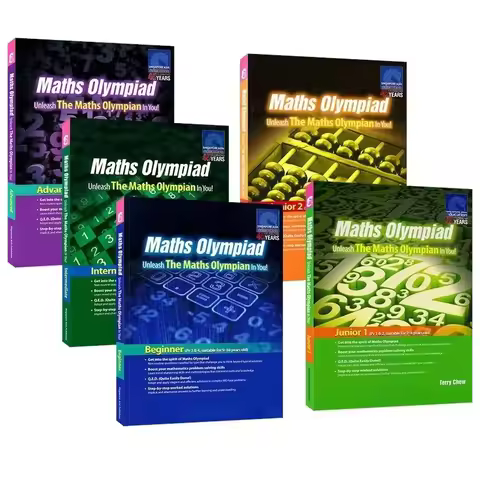 1 Book Sap Maths Olympiad Primary School Mathematical Thinking Training Exercise Math Questions in E