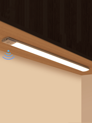 件 Led 運動感應器櫥櫃燈，無線磁性 USB 可充電夜燈適用於廚房衣櫃櫥櫃樓梯走廊，電池供電衣櫃照明適用於 3.9 吋或 7.9 吋以下櫥櫃架
