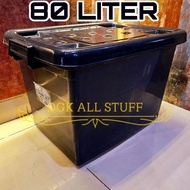 Container Box Storage Box Clothes Books Multipurpose Tools 80 Liter 80L 80 L Plastic Large Size Medi