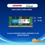 Crucial SODIMM DDR4 3200MHz 16GB CL22 (8Gbit/16Gbit)