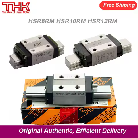 THK HSR8RM HSR8R HSR8RUUM HSR10RM HSR10R HSR10RUUM HSR12RM HSR12R HSR12RUUM Block Rail Slide 2pcs HS