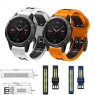26 22 MM Sport Breathable Strap For Garmin Fenix 6X 6 6S Pro 7X 7 EPIX X 5 Plus Smart Watchband Quick Release Wriststrap Bracele