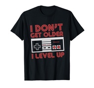 Level Up SNES Controller Classic Fit T-Shirt - Black, Adult, Round Neck