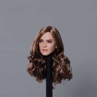 1/6 Scale Hermione Emma Watson Head Sculpt Carving For 12" Femal Soldier Action Figure Body Model