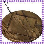 Alufax Pot Stand Woodgrain 18×18×1.5cm Folk Craft Pot Stand Round 18cm 903161