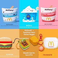 Mcdonald's Airpods Case Cute Airpods Pro 2 Case Chicken Nuggets Airpods Gen3 Case Silicone Airpods Pro CasingZ