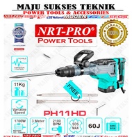 NRT-PRO PH11 HD Bor Bobok Jack Hammer Drill Beton Tembok Impact Demolition Mesin PH 11 HD PH11HD