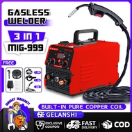 🔥MIG-999 MIG Welding Machine Set Gasless MIG/MMA/TIG 3in1 Inverter IGBT Welder Walding mesin welding