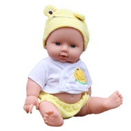 ซิลิโคนไวนิลตุ๊กตา30ซม.Reborn เด็กทารก Handmade ของเล่นที่เหมือนจริง W/ผ้า