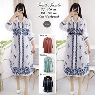 Kemeja Tunik Jumbo Woolpeach Import