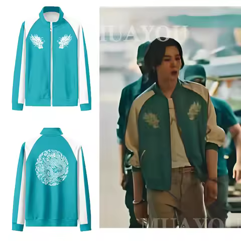 Agust D Same style 3D Baseball Jacket Men Bomber Jacket Harajuku Hip Hop Hoodie Stand Collar Zipper