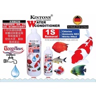 KINTONS WATER CONDITIONER Chlorine，Ammonia NH3 ，Nitrite HNo2 280ml/1000ml