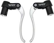 TEKTRO RX 4.1 Time Trial/TT/Triathlon Bar End Aero Brake Lever Set , Silver, MH1853