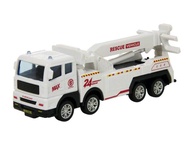 Diecast Mobil Truk Derek Alloy Pullback - Miniatur Truck Towing Anak