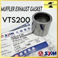 [100% ORI SYM] VTS200 VTS 200 MUFFLER GASKET EXHAUST CENTER GASKET 18322 HLK 300