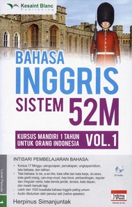 Bahasa Inggris Sistem 52M 1 + Cd