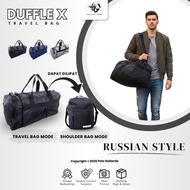 Tas Pakaian Mudik Lipat Jumbo Pria Wanita Polo Gallardo Duffle XII Travel Bag Perjalanan Minggat