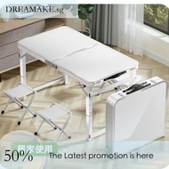 Outdoor Camping Table Dining Portable Table Aluminum Alloy Foldable Multi-Functional Outdoor Gazebo 