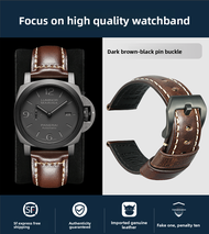 Deetle | Leather Strap for Mens Watch 22mm 24mm