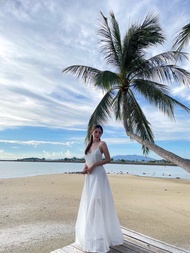 Snowy dress ชุดเดรสไปทะเล