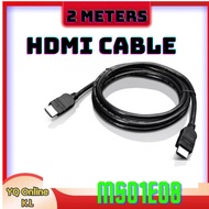 MS01E08 HDMI TO HDMI CABLE 2.0M 4Kx2K BLACK
