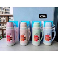 THERMOS w/CUPS >VACUUM FLASK