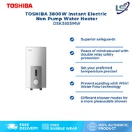 TOSHIBA 3800W Water Heater DSK38S5MW | 5 Shower Modes | Double Relay Safety Protection | Smart Contr