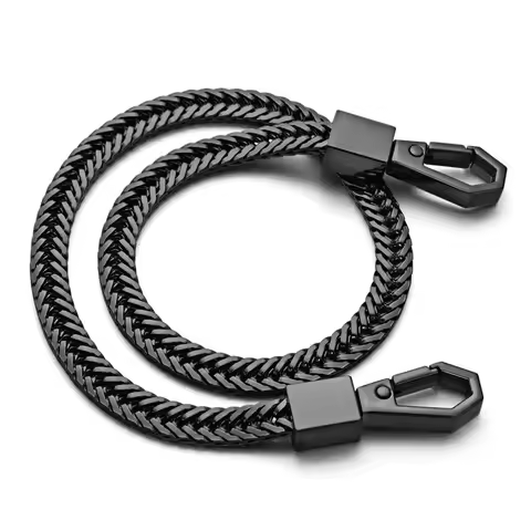 Long Metal Key Chains Wallet Belt Trousers Hipster Pant Jean Keychain Clip Anti-lost Rock Punk Keyri