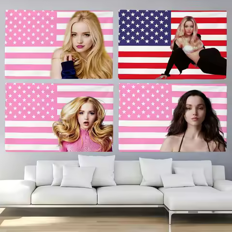 Actor Dove Cameron flag For Bedroom Living Bar Garden Outdoor Active Decoration Background And Conce