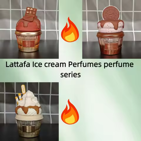 Lattafa Ice cream Perfumes perfume series luxurious Arabian fragrances long-lasting scent, a perfect