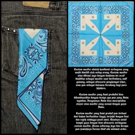 CAPITAL - offwhite motif bandana scarf - multifunctional slayer - scene style fashion accessory band