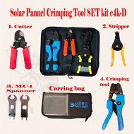 Solar System Tools Kit Stripper Cutter Crimping Tool Used To Solar Cable C4K-D