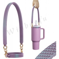 Chameleon Silicone Water Bottle Handle for Stanley Cup 20oz 30oz 40oz, Water Bottle Handle Strap for