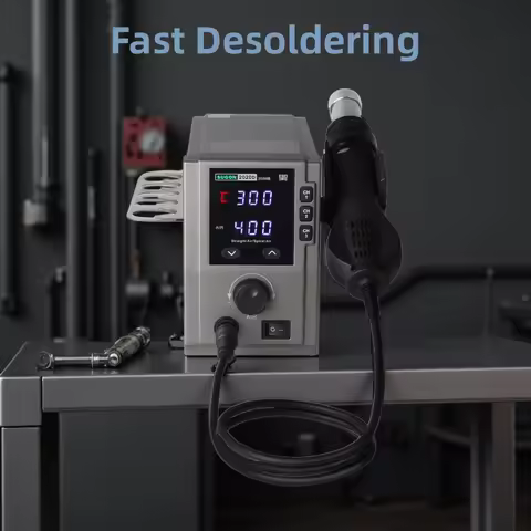 SUGON 2020D Hot Air Rework Station 700W High Power Fast Desoldering Digital Display Intelligent BGA
