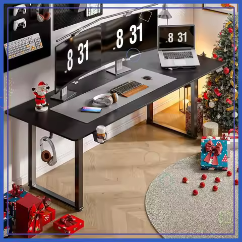 71x32 Inches Adjustable Standing Desk, Dual Motor & Memory Controller, 28-46 Inches Height Range for