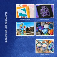 KIN 12 24 48 Color Paint Markers Drawing Pen Acrylic Marker Acrylic Paint Pen Acrylic Paint Markers 